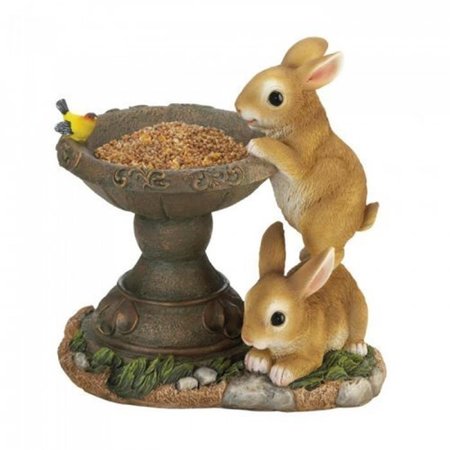 SUMMERFIELD TERRACE Playful Bunnies Bird Feeder 10018695